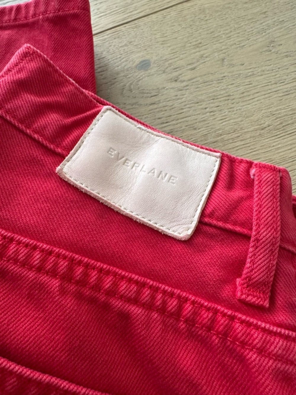 Everlane The Cheeky Jean Crop Red Size 27 - Picture 8 of 10